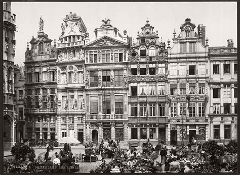 Historic B&W photos of Brussels, Belgium in the 19th Century | MONOVISIONS