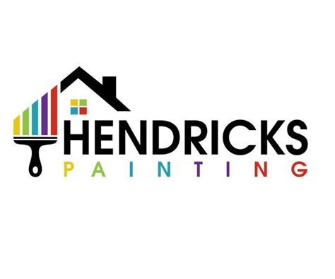 hendricks-painting-logo-design Create A Business Logo, Business Logo Design, Painter Business ...