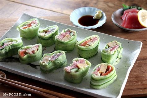 Keto Paleo Sushi (Rice-free/Soy-free/Dairy-free) - My PCOS Kitchen