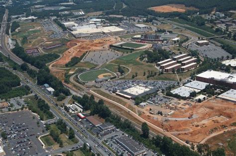 Aerial view of Liberty University showing construction updates during summer 2012! | Liberty ...