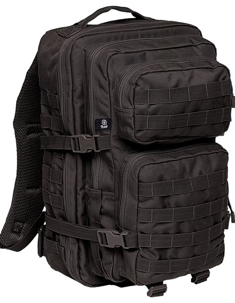 Brandit Camping Hiking Army Molle Backpack US Cooper Large 40 Liter Black