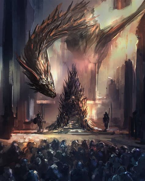 Game of Thrones Fanart on Instagram: “The Iron Throne by Matias Habert {Artstation} ° ° ° # ...