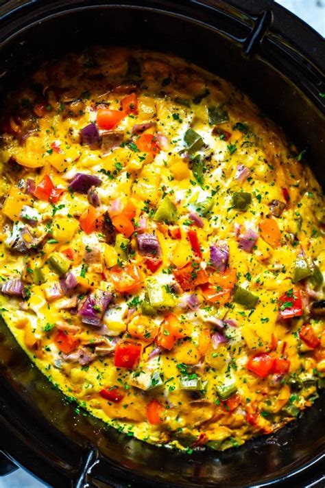 Crockpot Breakfast Casserole - The Girl on Bloor