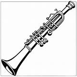Easy clarinet coloring Picture Lulu Pages sketch template