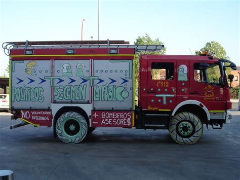 BZGZ Bomberos Zaragoza: Bomberos de la Comunidad de Madrid contra la bajada de sueldo