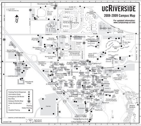 Ucr Campus Map • Mapsof.net