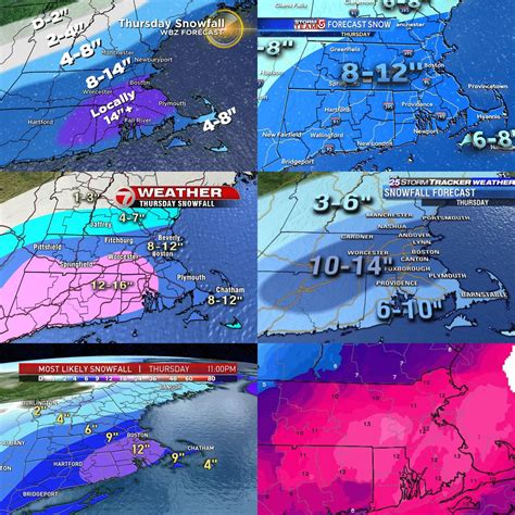 Snow map update for Thursdays storm - totals trending higher! (Ch. 4,5 ...