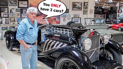 All Of Jay Leno's 183 Cars in PRIVATE WAREHOUSE TOUR! - YouTube