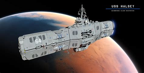 Space battleship inspired by US Navy ships is on-target - The Brothers Brick | The Brothers Brick