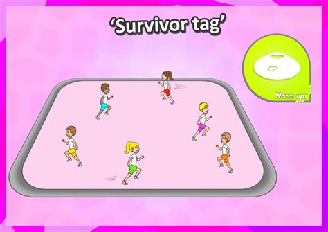 Survivor Tag • A FREE WARM UP activity, and 5 more for you to try out in your next PE lesson ...