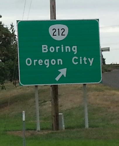 Boring Oregon City sign | Alex Cockroach | Flickr