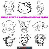 Hello Kitty & Sanrio Coloring Pages For Kid  12 Printable Sheets sketch template