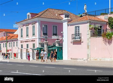 Belem Palace - residence for the Portuguese Republic president. Two Stock Photo, Royalty Free ...