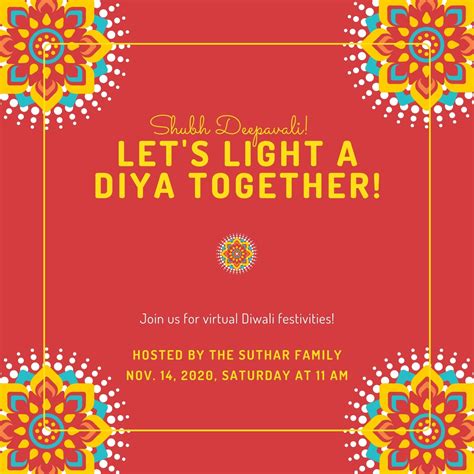 Diwali Invitation Templates