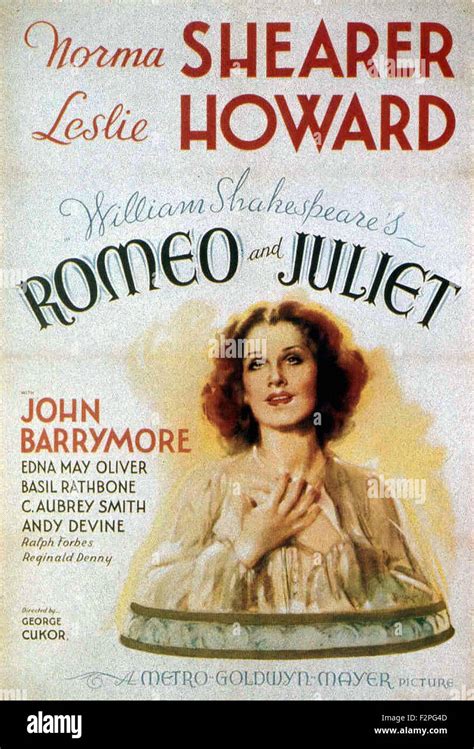 Romeo and Juliet (1936) - Movie Poster Stock Photo - Alamy