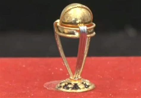 Jeweller in Ahmedabad Makes Replica World Cup Trophy | cricket.one ...