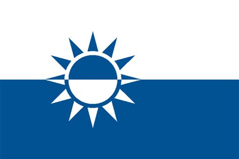 Taiwan in the style of Greenland (The White Sun rising from the Ocean ...