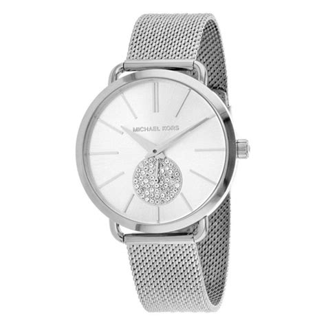 Michael Kors Ladies Silver Portia Watch MK3843 - Womens Watches from ...