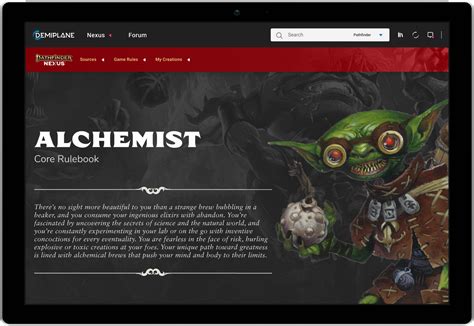 Demiplane Announces Digital Play Tools For Pathfinder RPG