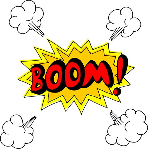 Explosion Icon, Blast Symbol, Boom Graphic PNG Image