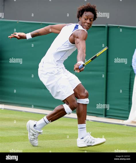 GAEL MONFILS FRANCE FRANCE WIMBLEDON LAWN TENNIS CLUB WIMBLEDON ENGLAND ...