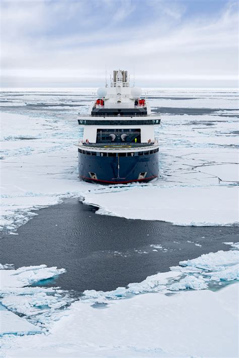 Wake of Jean-Baptiste Charcot Antarctica Icebreaker Cruise