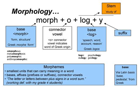 Part of Pure Linguistics - Morphology