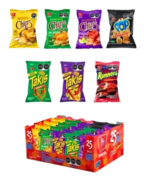 Buy Takis Fuego Barcel Variety 25pack. Chips Fuego - Takis fuego - Takis Corn Pops and more ...