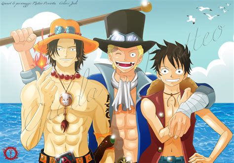 Los hermanos juntos Sabo One Piece, One Piece Luffy, Monkey D Luffy ...