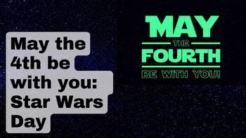 May 4-Star Wars Day by Amy Radford | TPT