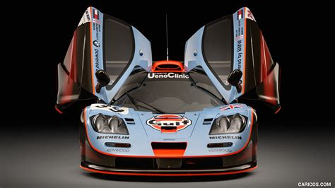 1997 McLaren F1 GTR 25R Longtail - Doors Up - Front | Caricos