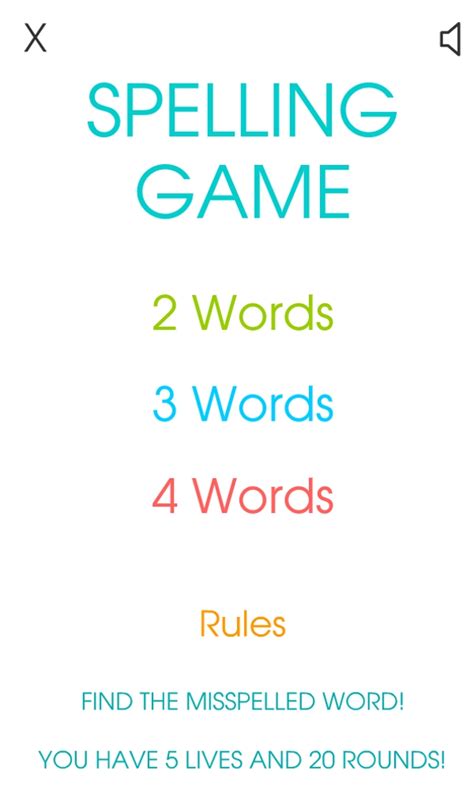 Spelling game