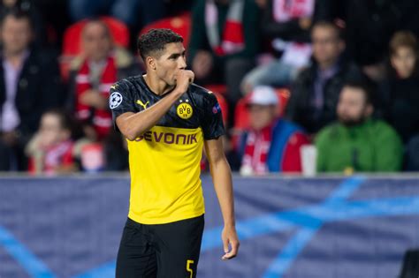 Real Madrid loanee Achraf Hakimi scores two goals to guide Dortmund to ...