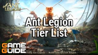 Ant Legion Tier List [January 2025] The Best Specialized Ants