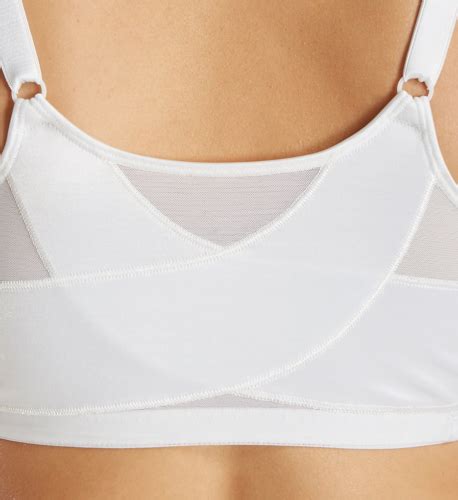 Playtex WHITE 18 Hour Back Support Posture Full Coverage Bra, US 44DD ...