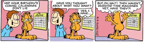 happy birthday comic strip - Google Search | Garfield comics, Garfield ...