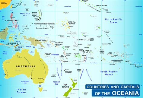 Oceania Map - Guide of the World