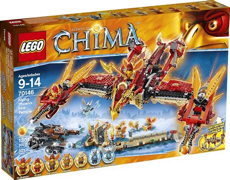 Amazon.com: LEGO Chima 70146 Flying Phoenix Fire Temple Building Toy : Toys & Games