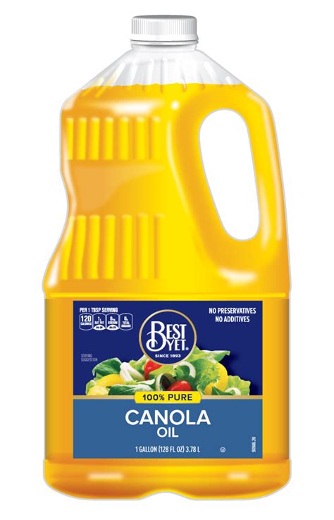 Canola Oil 128FL OZ - Best Yet Brand