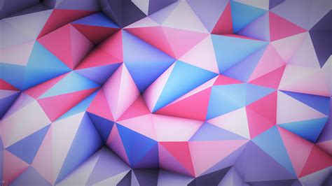 Wallpaper : colorful, abstract, 3D, symmetry, blue, triangle, pattern, circle, pink, bright, ART ...