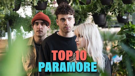 TOP 10 Songs - Paramore - YouTube