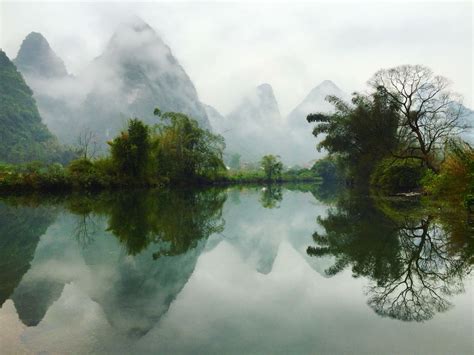 The picturesque scenery in Guilin, China. | Natural landmarks ...