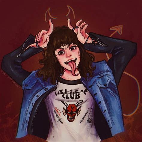 Eddie Munson fanart - @barkatthemoony in 2022 | Stranger things art, Stranger things characters ...