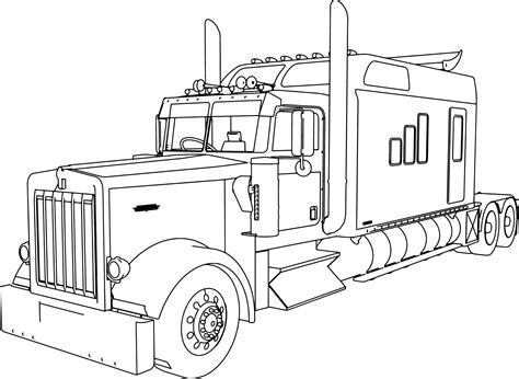 Big Truck Coloring Page in 2020 | Truck coloring pages, Monster truck coloring pages, Cars ...