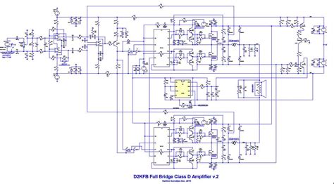 Class D Amplifier Schematic 1000w