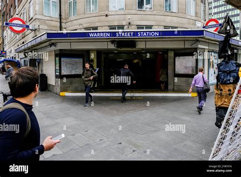 Warren street tube station hi-res stock photography and images - Alamy