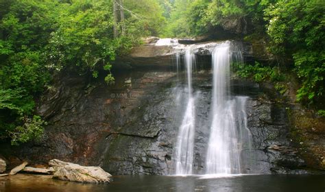 Dreamy Forest Waterfall - Appalachian Mountains of North Carolina - Matt Tilghman Photography