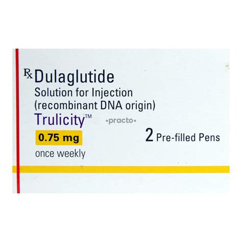 Trulicity 0.75 Pre-Filled Pen - Uses, Dosage, Side Effects, Price ...