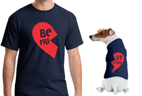 Matching Dog Owner BEST FRIEND Shirts Personalized Pet Owner - Etsy