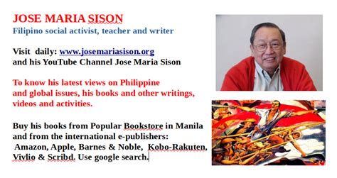 Jose Maria Sison: Filipino social activist, teacher and writer – Jose Maria Sison